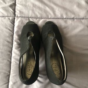 Black heels/ sandals